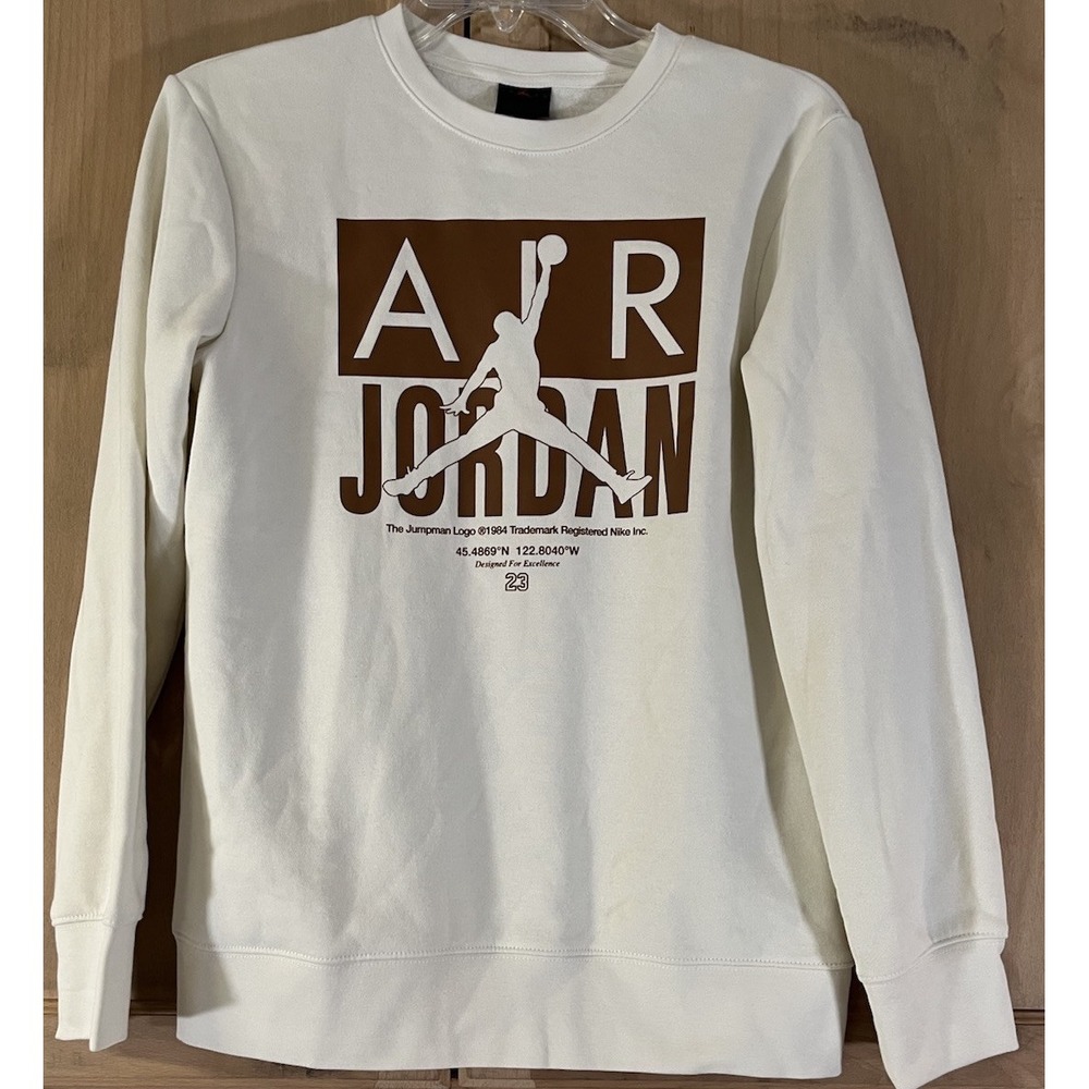 Vintage 1980's‎ Nike Air Jordan Sweatshirt  JUMPMAN LOGO Youth SZ LG
